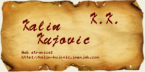 Kalin Kujović vizit kartica